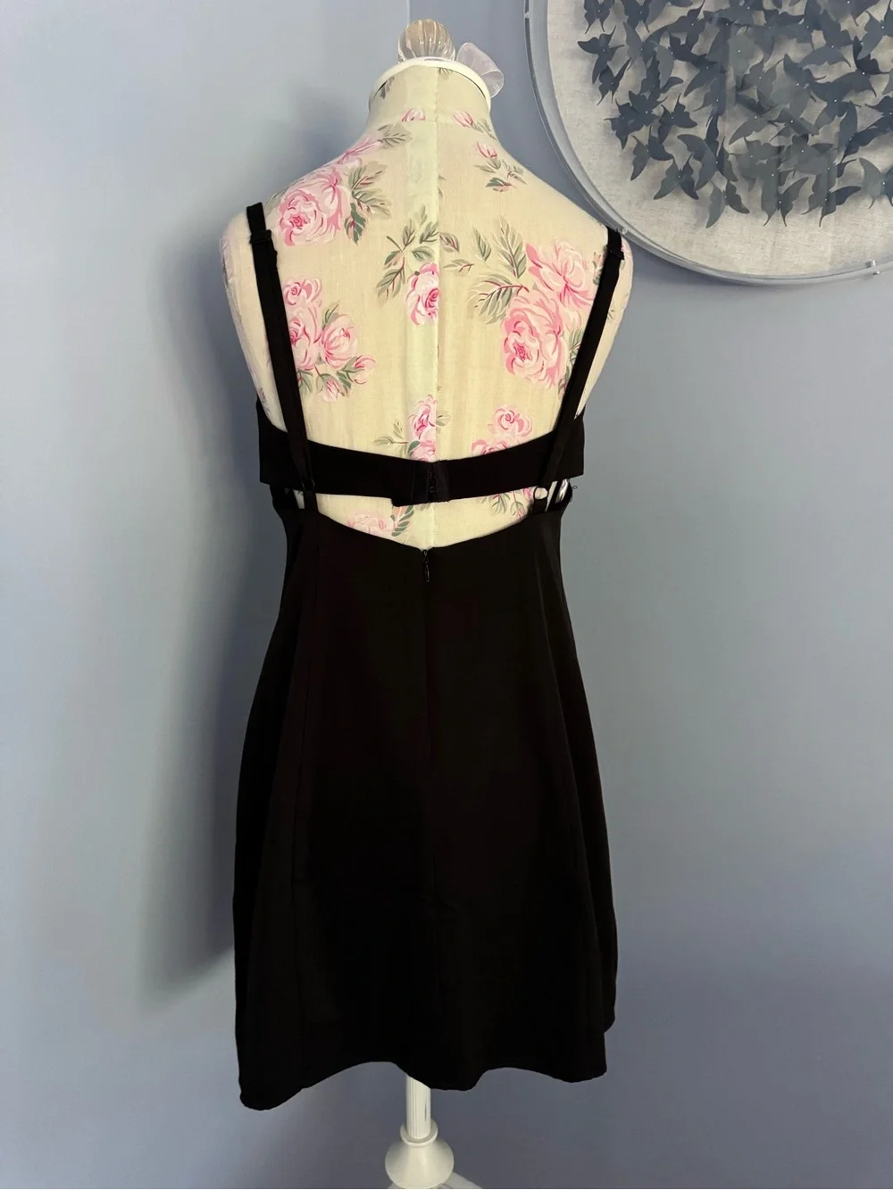 Princess Polly Black Brianna Sweetheart Neckline Minidress with Front Slit